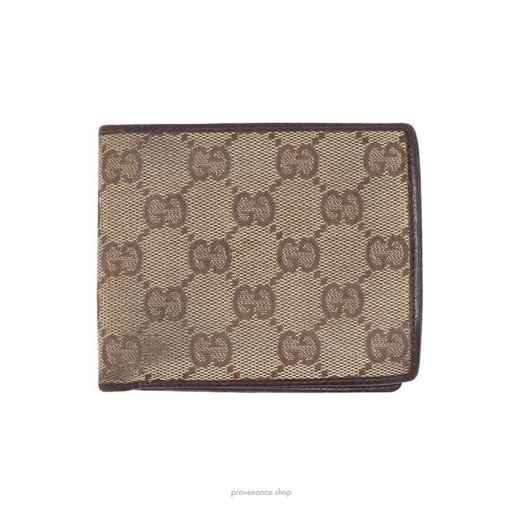 🔴 Gucci GG Canvas Bifold Wallet - Picture 1 of 9